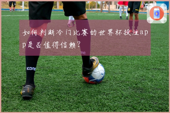 如何判断冷门比赛的世界杯投注app是否值得信赖？