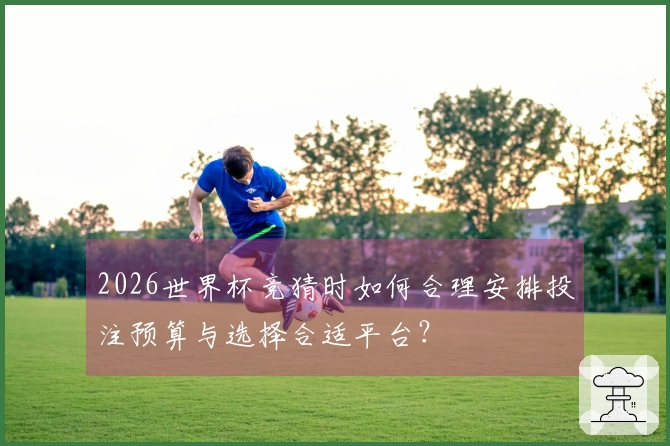 2026世界杯竞猜时如何合理安排投注预算与选择合适平台？