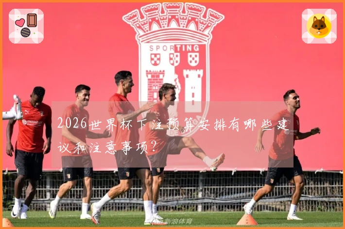 2026世界杯下注预算安排有哪些建议和注意事项？